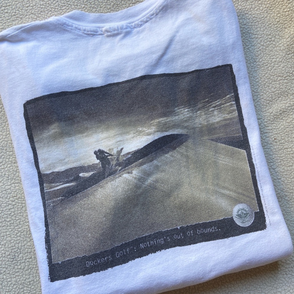 Vintage 90s Docker Golf Sports Athletes Tee XL